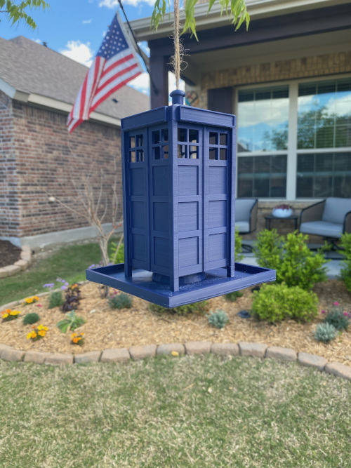 Doctor Who TARDIS Bird Feeder